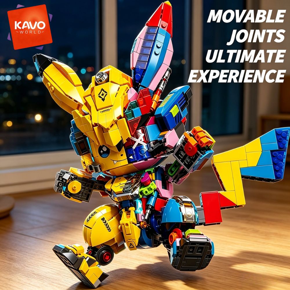 Desk Setup Enthusiast - KAVOWORLD 1505PCS Mechanical Mouse Mecha Building