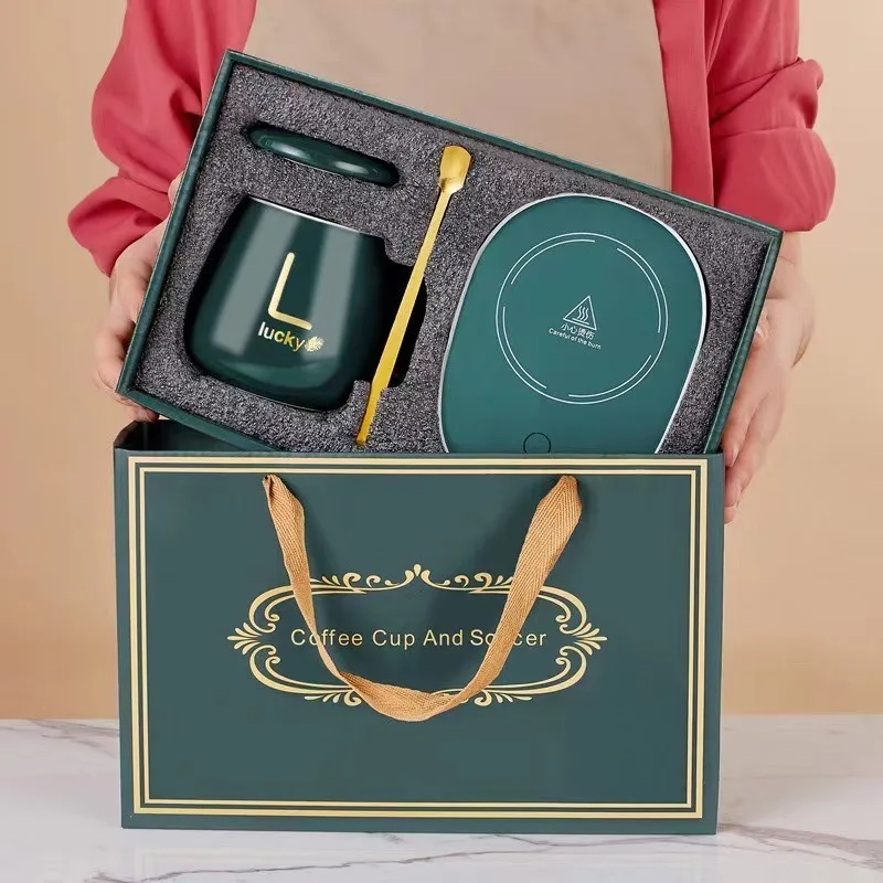 Desk Setup Gifts - Smart Coffee Set Auto On/Off Gravity-Induction