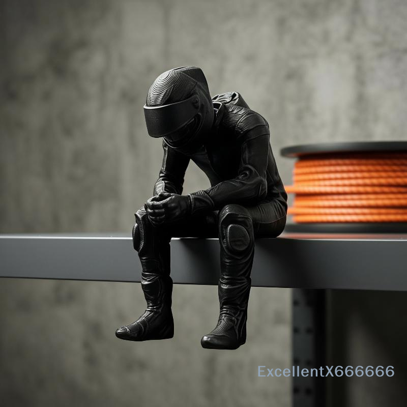 Desk Setup Gifts - 3D Printed Creative Racing Style Seated