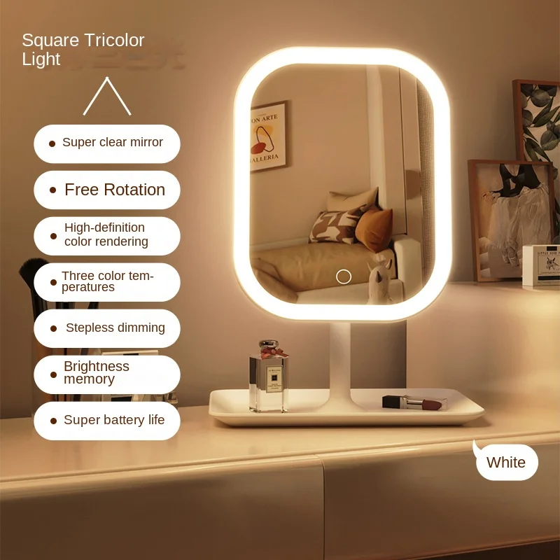 Desk Setup Light - New LED Modern Desktop Vanity Mirror,