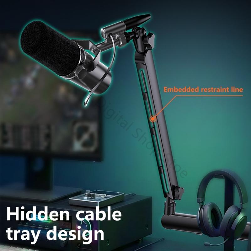 Desk Setup Studio - 96BA Sturdy Mic Suspension Boom Arm