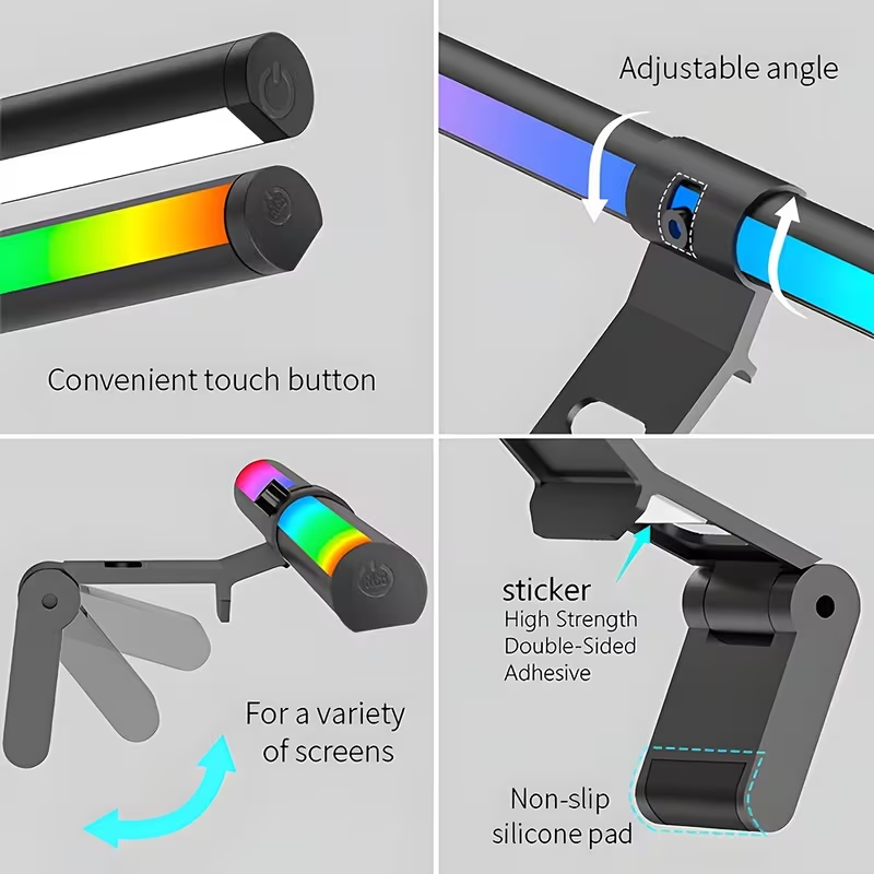 LED Monitor Light Bar With Rem - Desk Setup Light review and price