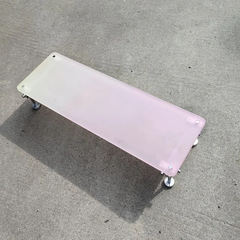 ‌Aesthetic Pink Gradient Acryl - Desk Setup Laptop And Monitor review and price