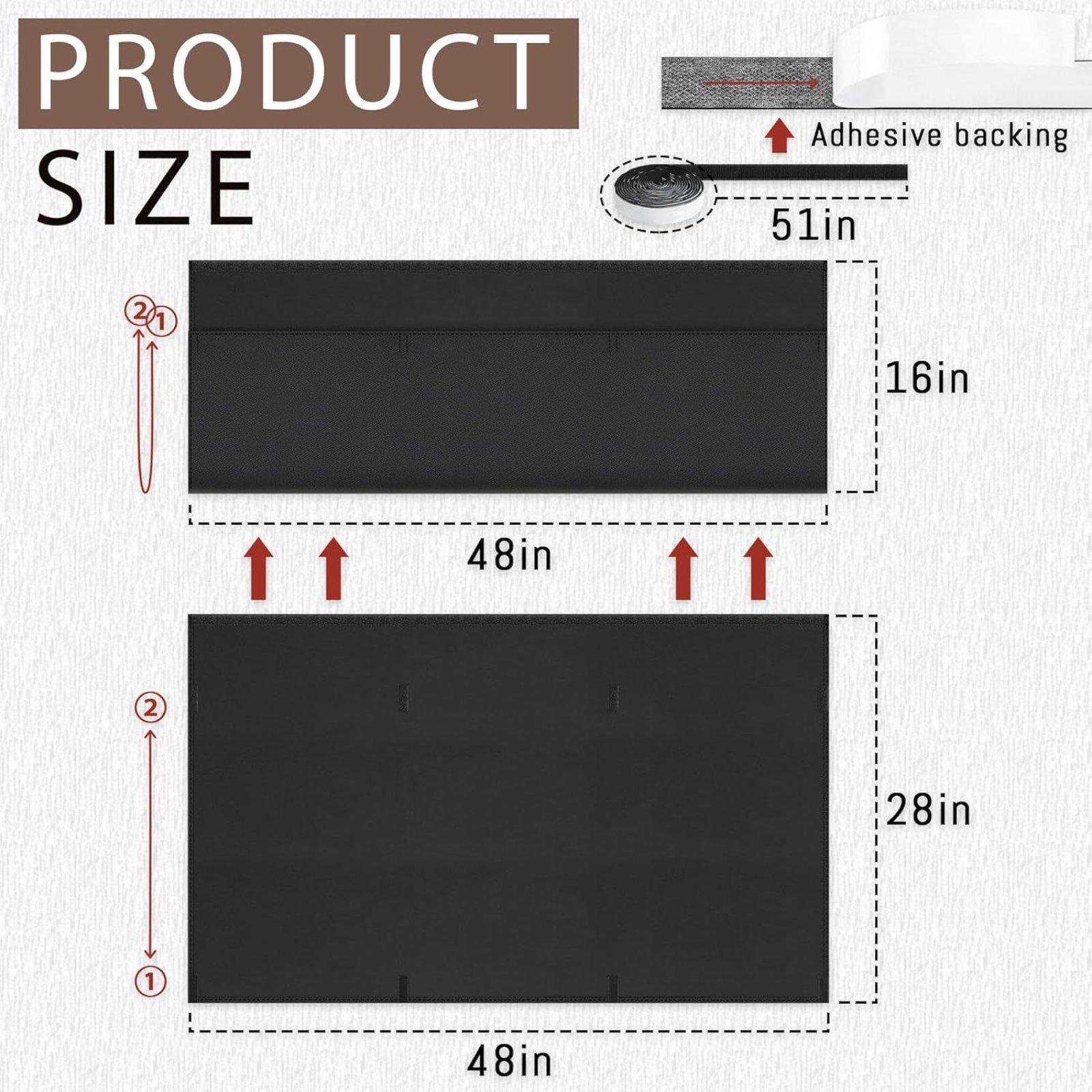 Under Desk Privacy Panel Oxfor - Desk Setup Studio review and price