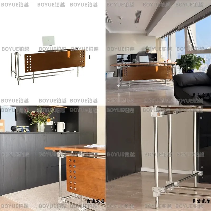 Bauhaus Solid Wood Desk Retro  - Desk Setup L Shaped review and price