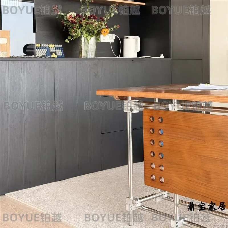 Bauhaus Solid Wood Desk Retro  - Desk Setup L Shaped review and price
