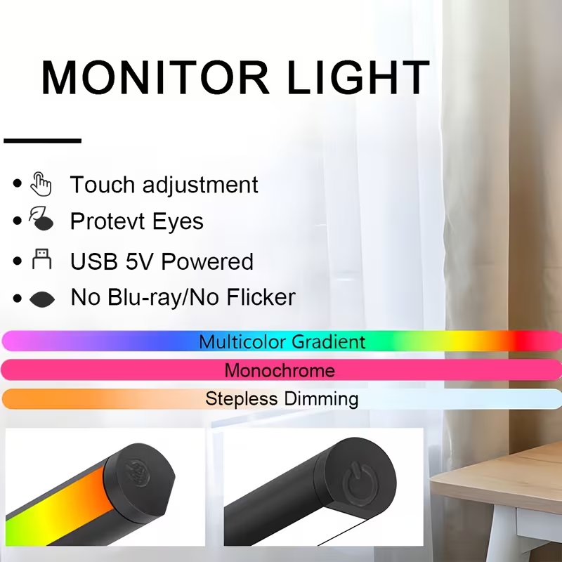 Monitor Light Bar LED Computer - Desk Setup Light review and price