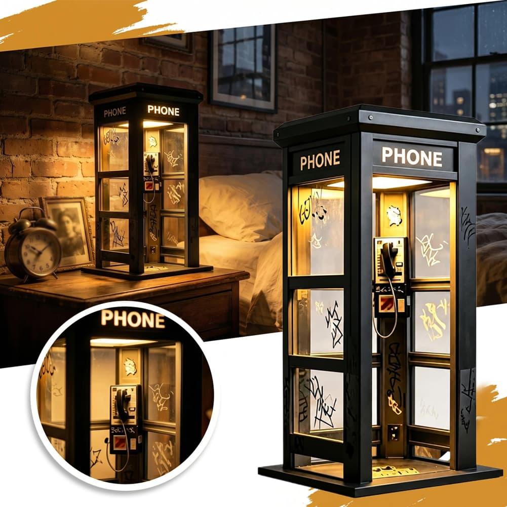 Retro Graffiti Phone Booth Tab - Desk Setup Light review and price