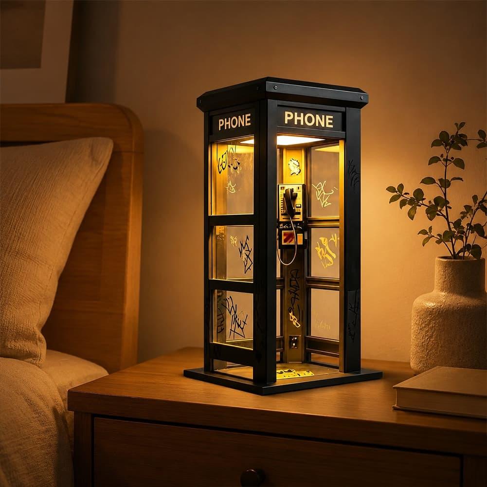 Retro Graffiti Phone Booth Tab - Desk Setup Light review and price