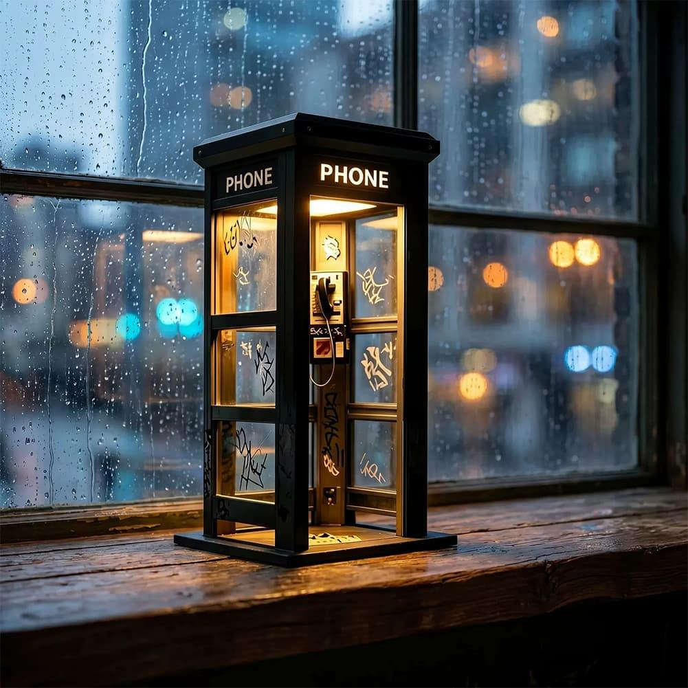 Retro Graffiti Phone Booth Tab - Desk Setup Light review and price