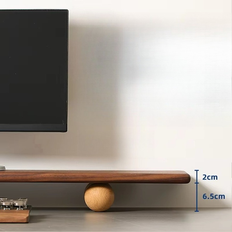 Solid Wood Monitor Riser Lapto - Desk Setup Laptop And Monitor review and price
