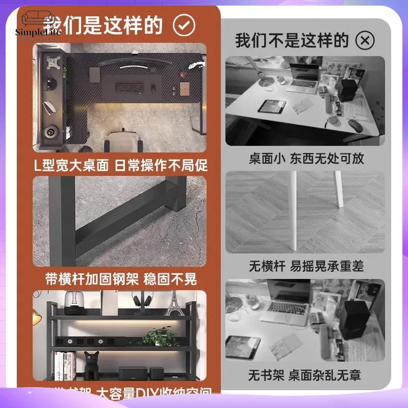 Corner Gaming Desk Computer De - Desk Setup L Shaped review and price