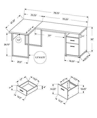 I 7257 Computer Desk, Home Off - Desk Setup L Shaped review and price