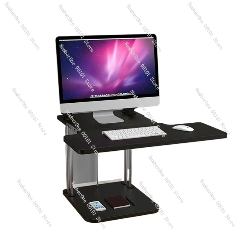 Height-Adjustable Standing Des - Desk Setup Laptop And Monitor review and price