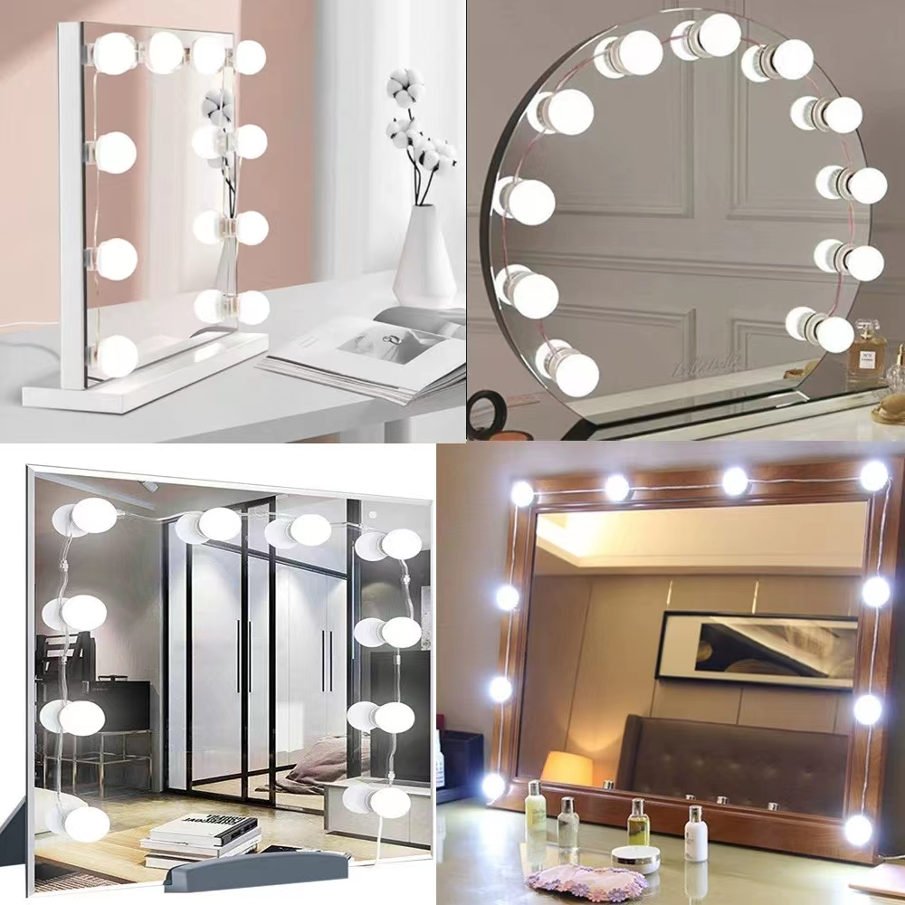 LED Light Paste Mirror Makeup  - Desk Setup Light review and price