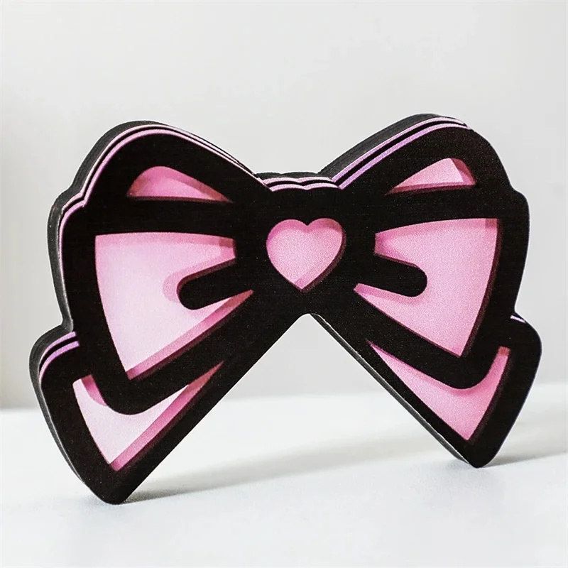 Kawaii Pink Acrylic Bow Monito - Desk Setup Gifts review and price