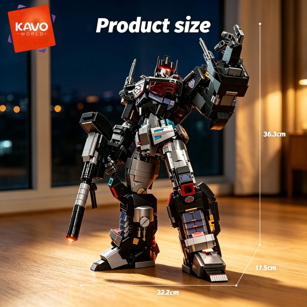 KAVOWORLD 2045pcs Future Mecha - Desk Setup Enthusiast review and price