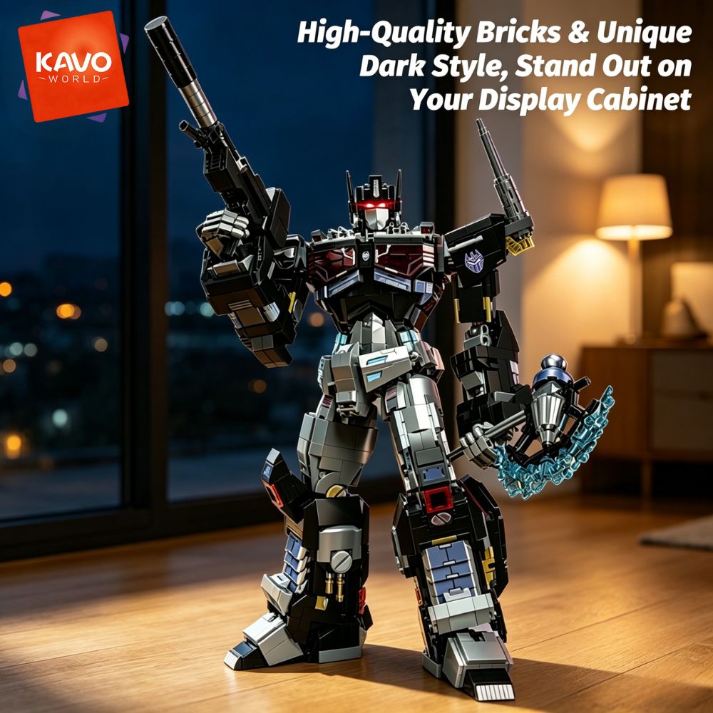 KAVOWORLD 2045pcs Future Mecha - Desk Setup Enthusiast review and price