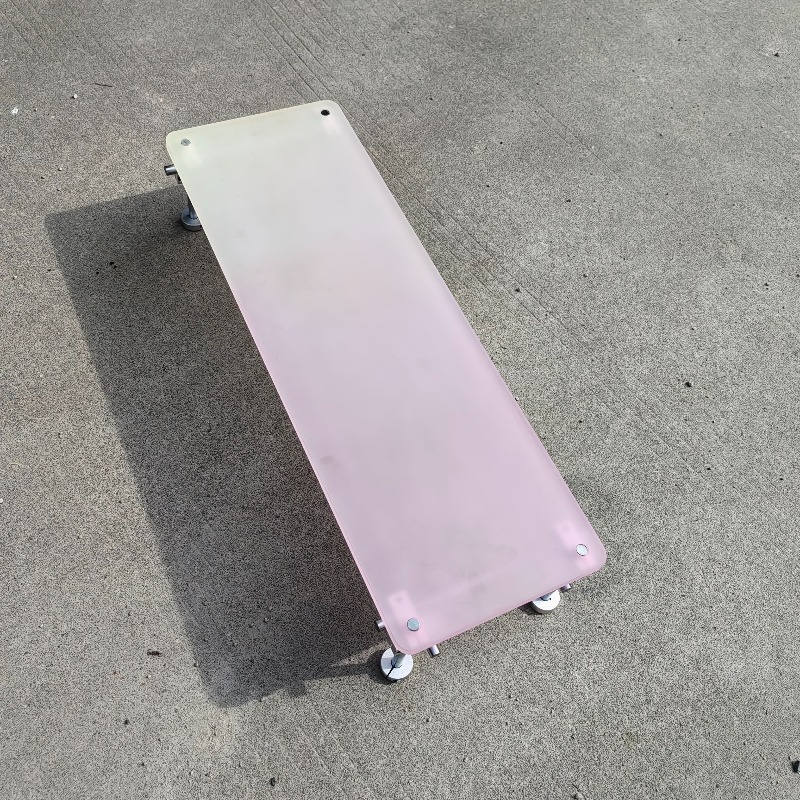 ‌Aesthetic Pink Gradient Acryl - Desk Setup Laptop And Monitor review and price