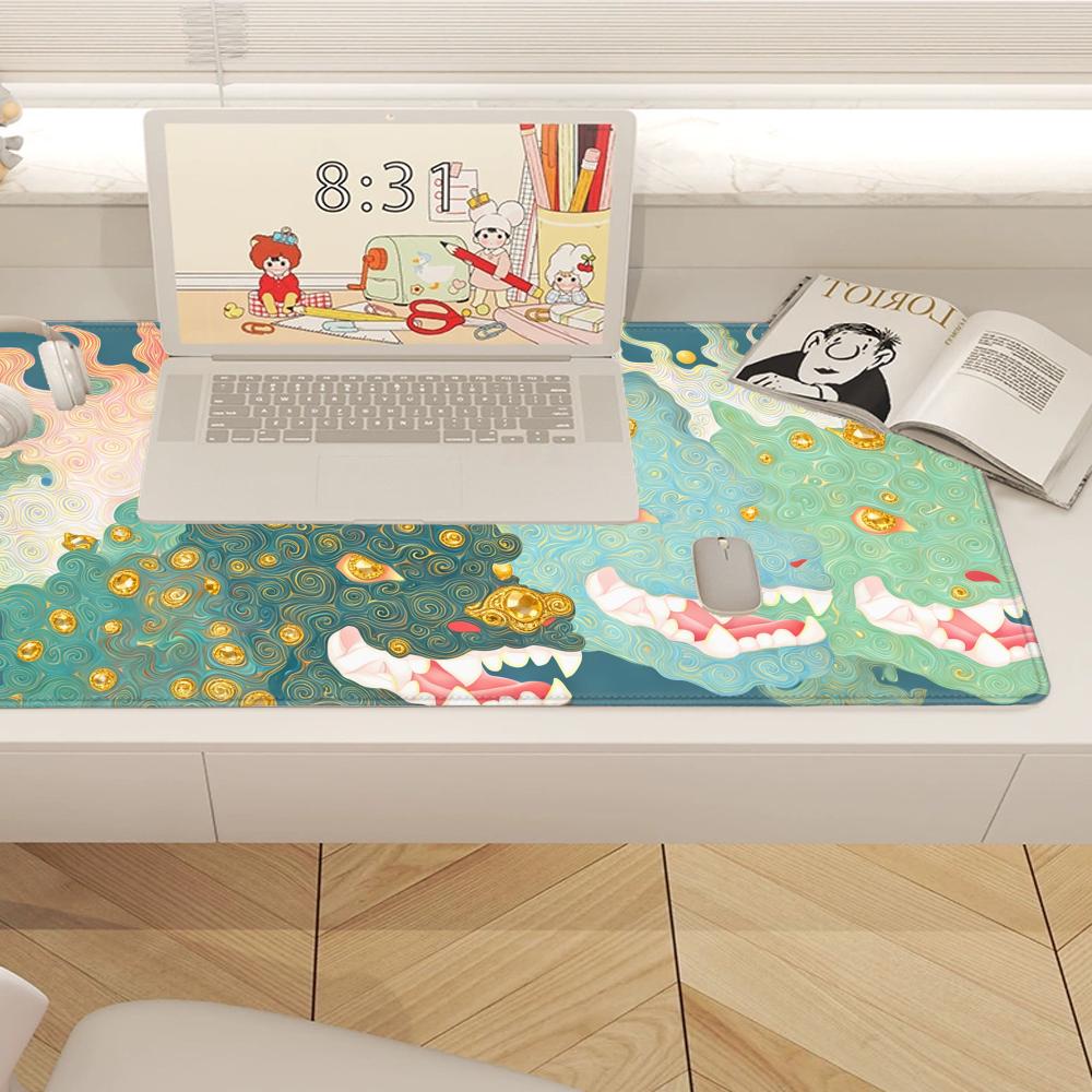 HYBXAXC Mythic Dragon Desk Mat - Desk Setup Gifts review and price