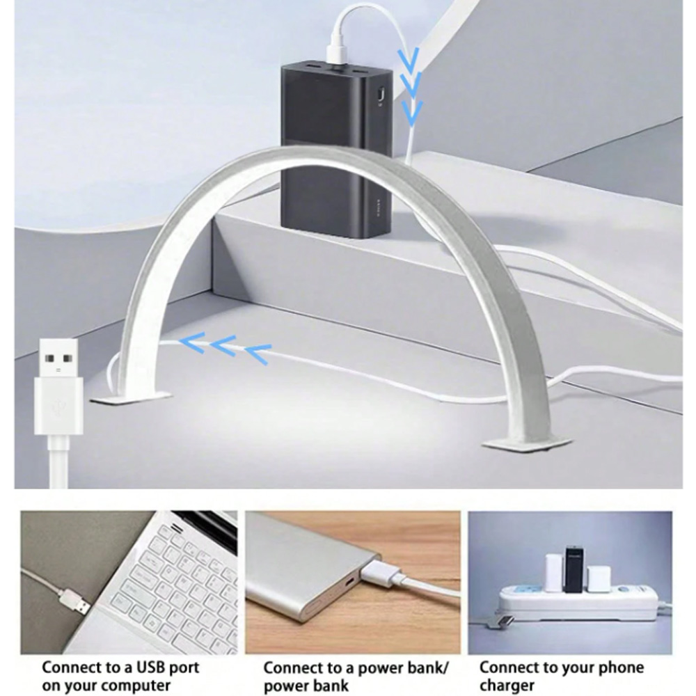 Nail Lamp 40/66CM Fill Light U - Desk Setup Light review and price