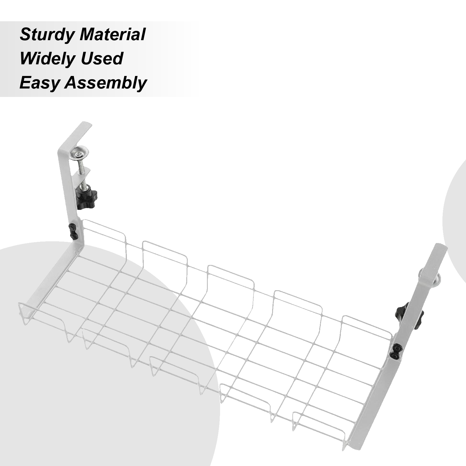 Wire Management Under Desk Tab - Desk Setup Studio review and price