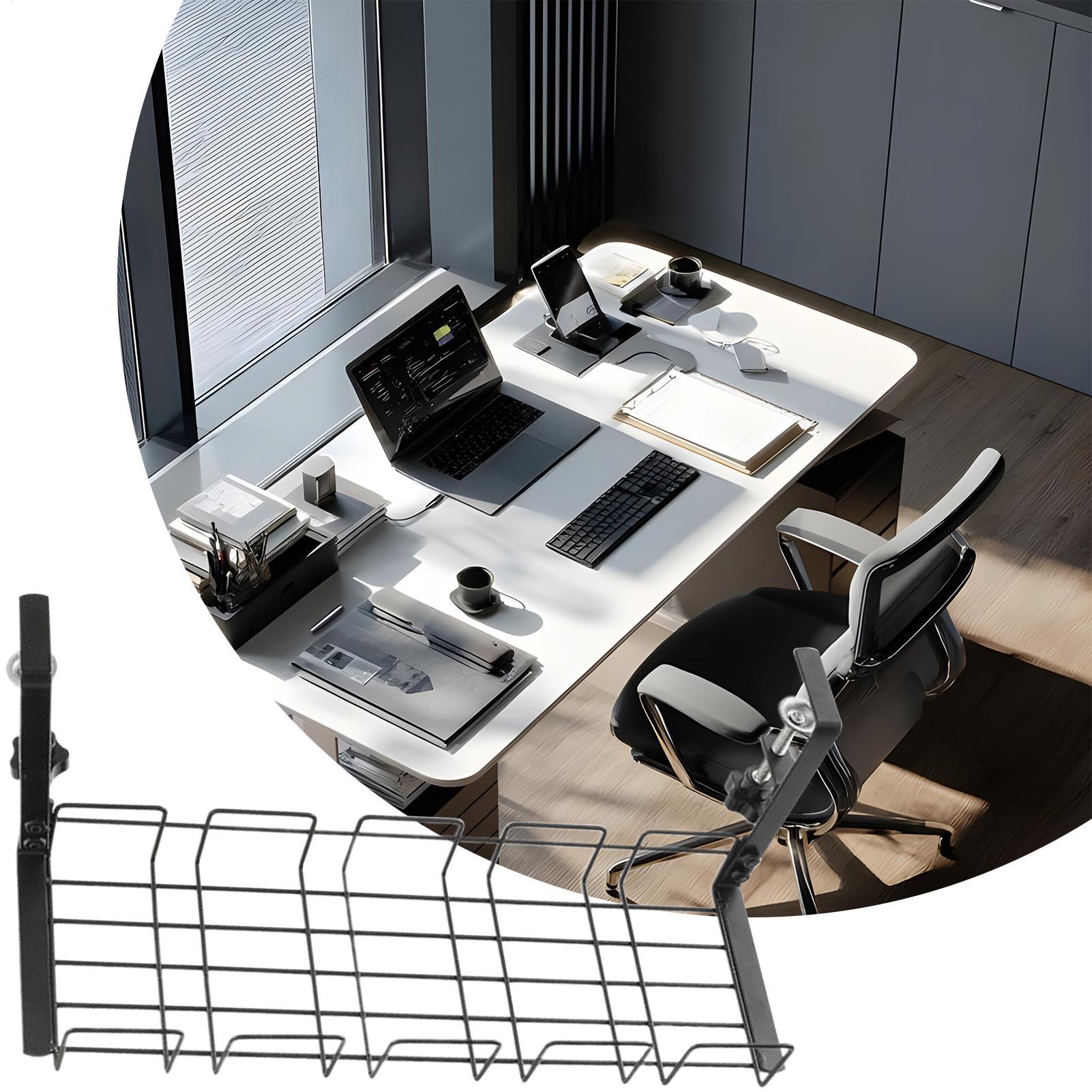Wire Management Under Desk Tab - Desk Setup Studio review and price