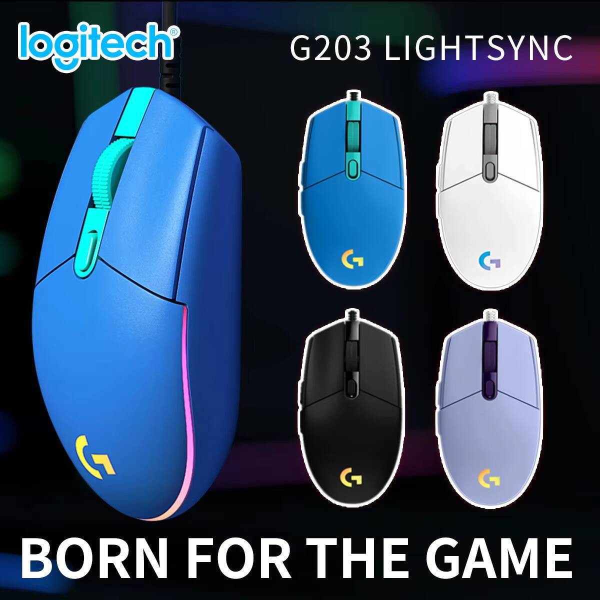 Logitech G203 Gaming Mouse LIG - Logitech Mouse G203 review and price