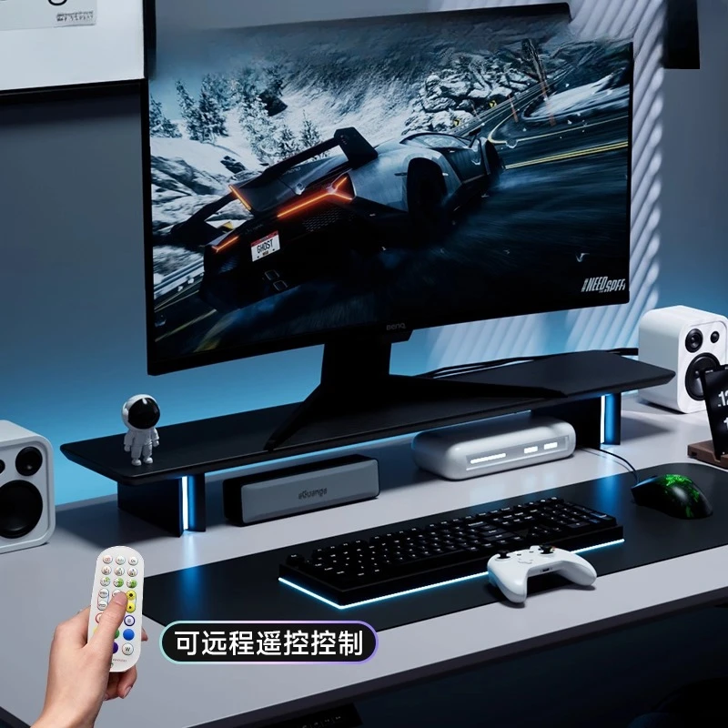 RGB Monitor Stand Ergonomic Co - Desk Setup Laptop And Monitor review and price