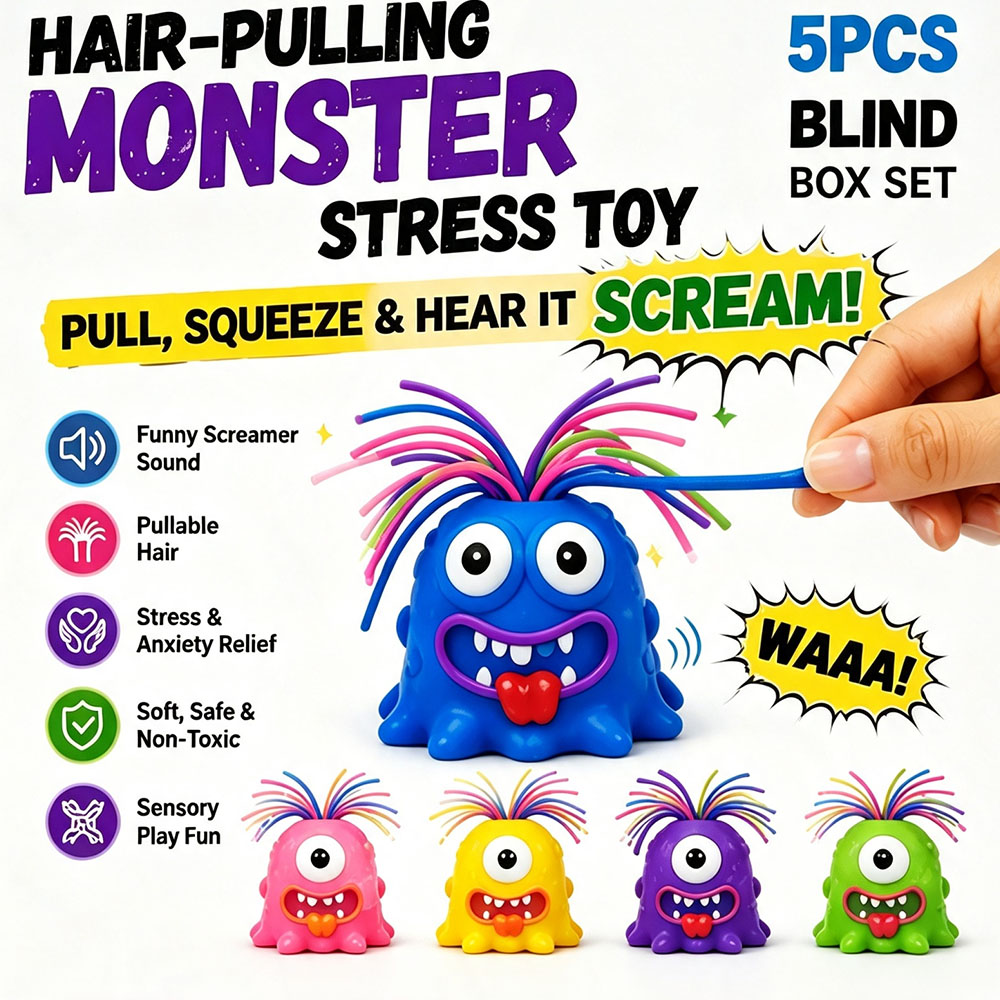 Viral Screaming Monster Hair P - Desk Setup Gifts review and price