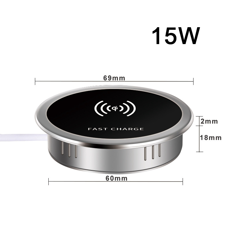 Desk Embedded Wireless Charger - Xiaomi Desk Setup review and price