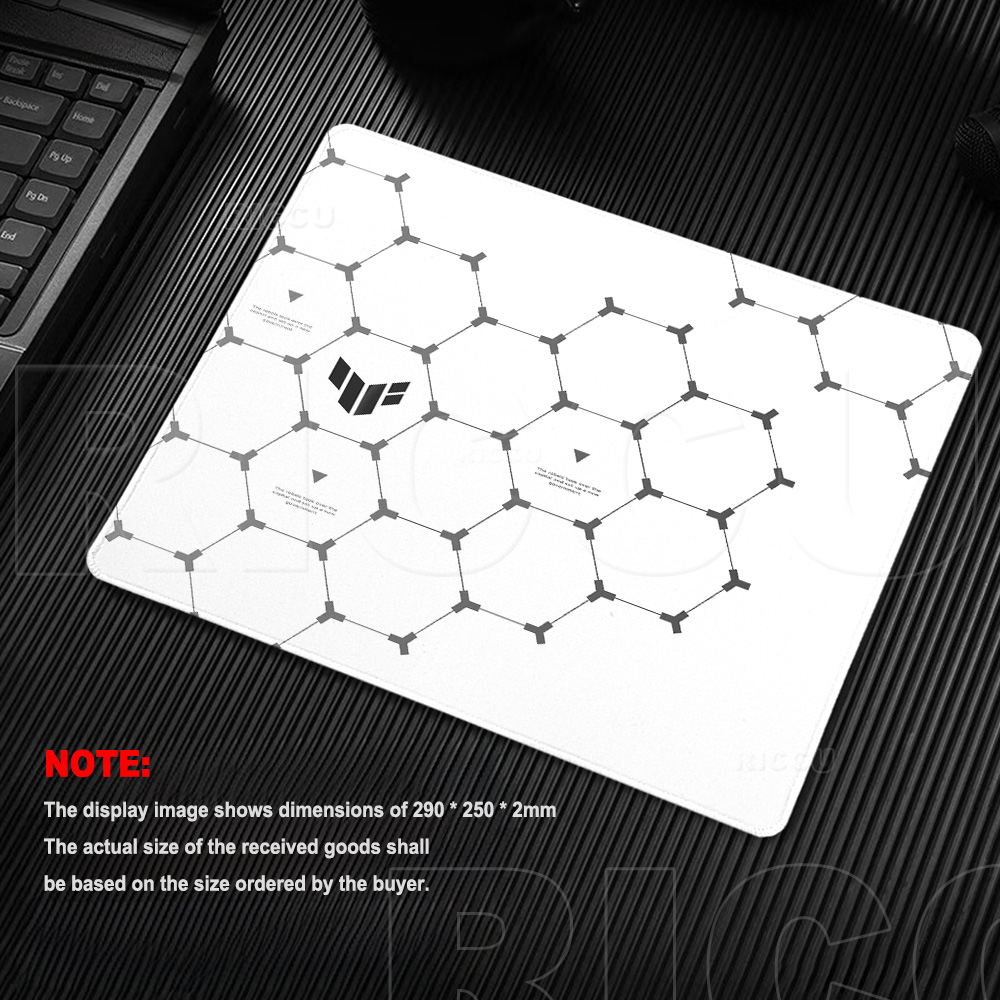 Hexagon TUF Gaming Mouse Pad R - Desk Setup Black And White review and price