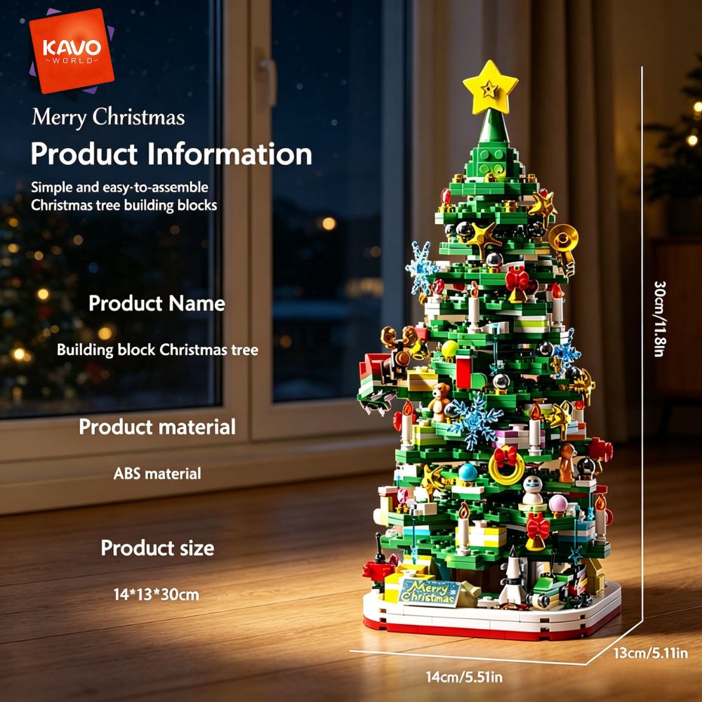 KAVOWORLD 1024pcs Christmas Tr - Desk Setup Enthusiast review and price