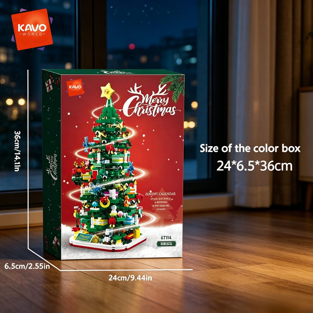 KAVOWORLD 1024pcs Christmas Tr - Desk Setup Enthusiast review and price